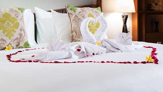 Flower Decorated Bed